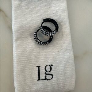 Lisa Gozlan black hoops